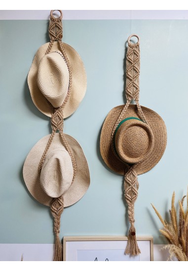 Porte Chapeaux Macramé Porte Chapeaux Macramé