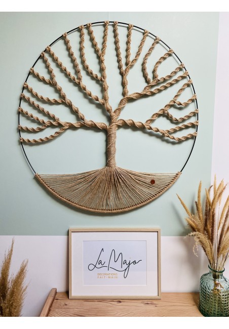 Arbre de vie macramé 80 cm