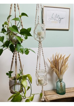 Double suspension macramé 2
