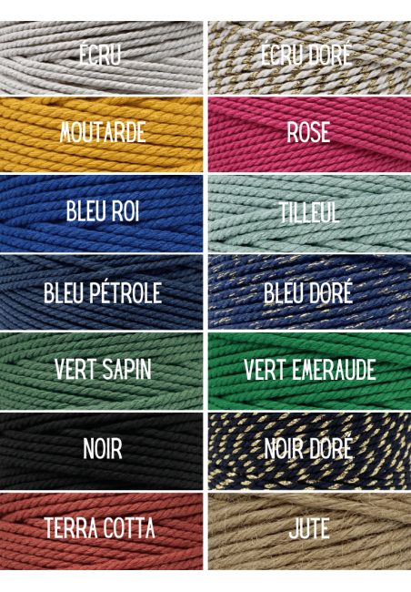 Porte clé macramé "Ophélie"