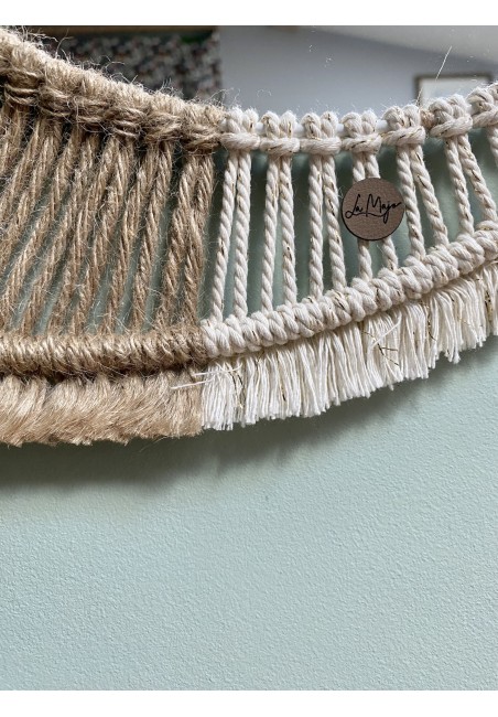"Juliette" Miroir Macramé