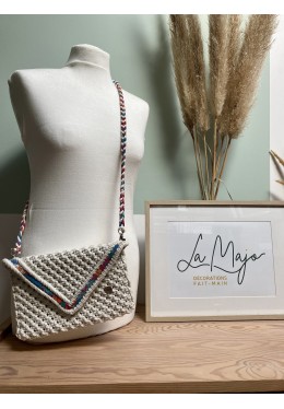 Sac pochette en macramé et... 2