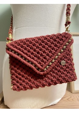 Pochette en macramé avec... 2