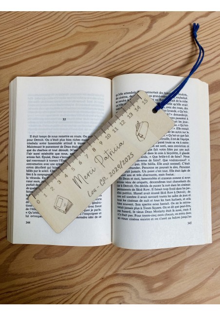 Règle Marque Page Merci Maîtresse, Maître, Atsem