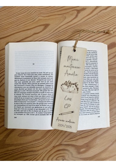 Marque Page Merci Maîtresse, Maître,...