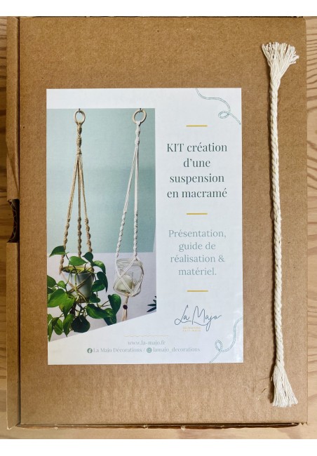 KIT de création d'une suspension en macramé