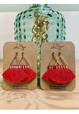 Boucles d'oreilles macramé...