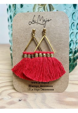 Boucles d'oreilles macramé... 2