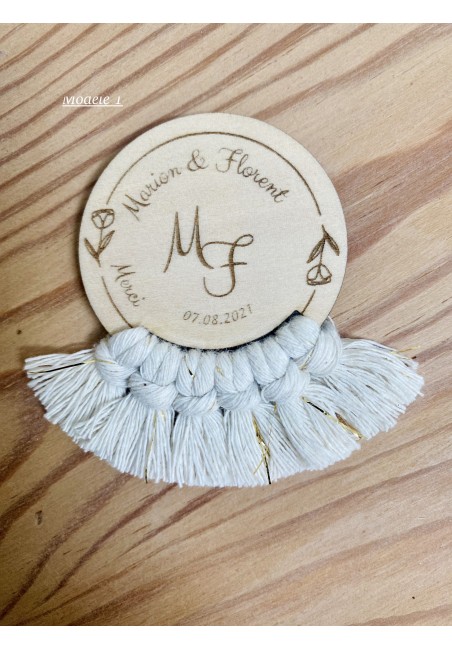 Magnet personnalisé mariage cadeau invités