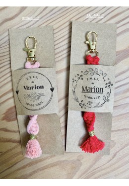 Porte clé et marque page...