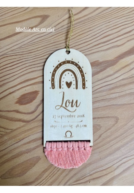 Décoration personnalisé cadeau naissance