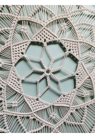 Rosace Macramé 80cm